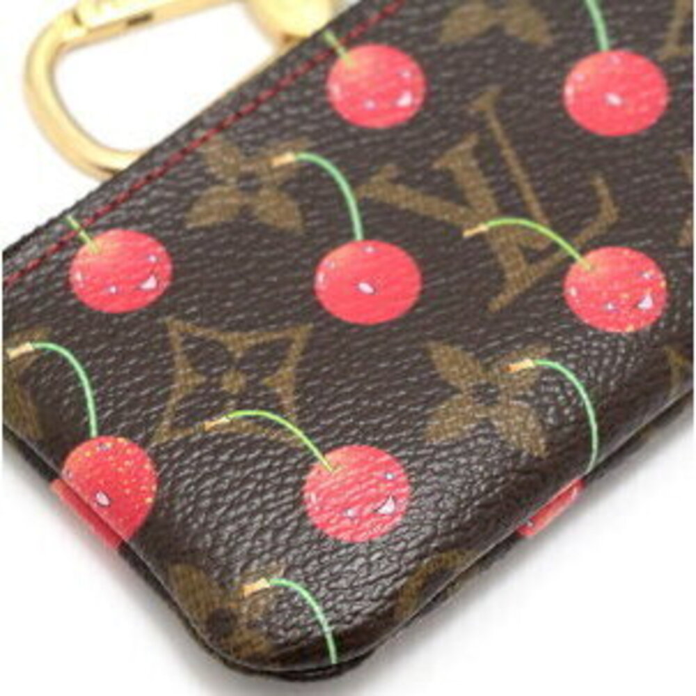Louis Vuitton Pochette Coin Wallet Case Monogram Cherry - Picture 5 of 6